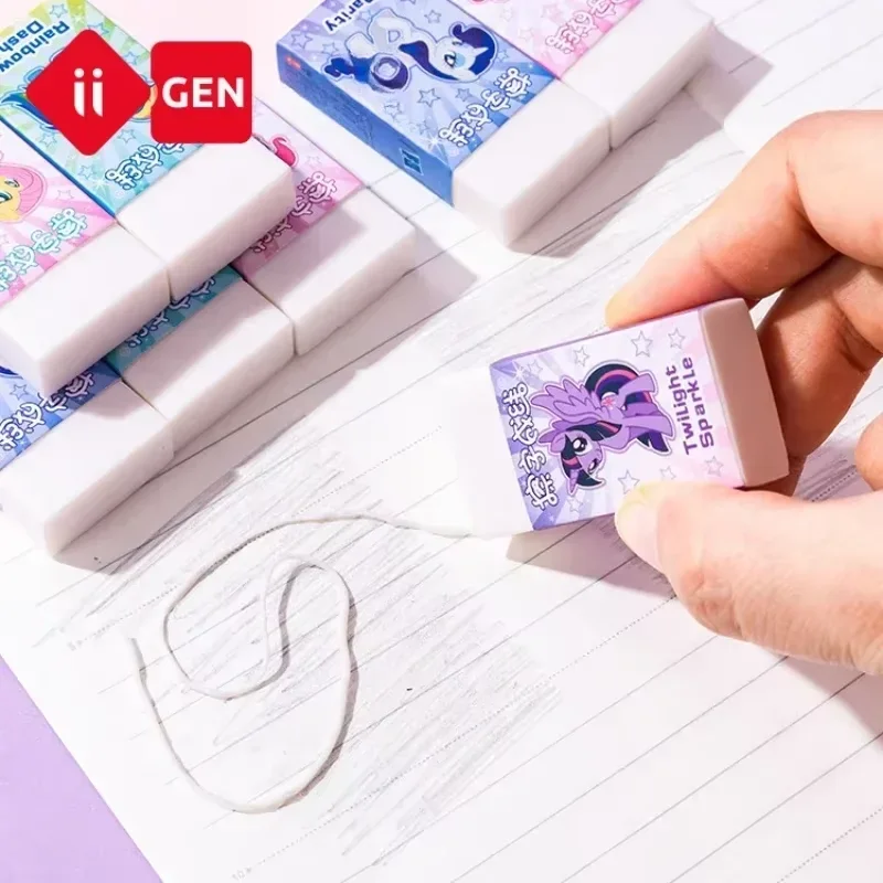 Iigen-Gomme colorée My Little Pony pour enfants, dessin animé créatif, étudiant, mignon, cadeau d'anniversaire et de Noël