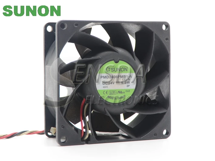 

For Sunon fan blower PMD2408PMB1-A 8CM 8*8 80*80*38MM 8038 24V wire 9.6W