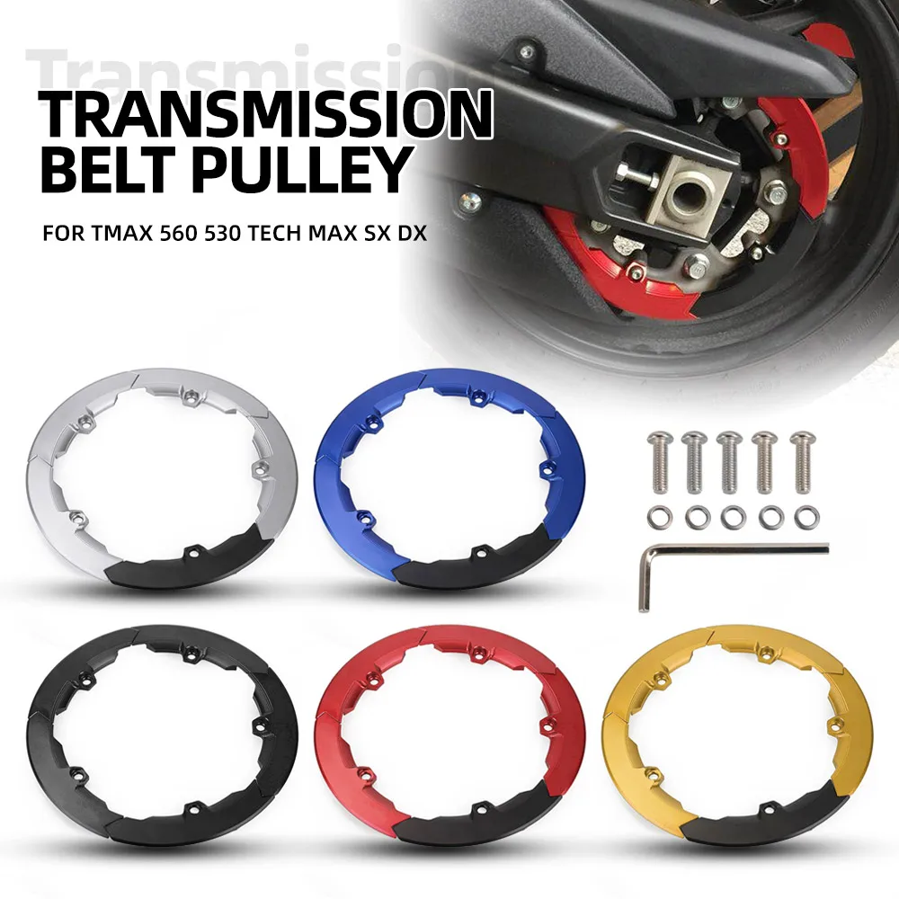TMAX560 TMAX530 Scooter Part For Yamaha TMAX 530 SX DX 560 Tmax 560 Tech 2017 2018 2019 2020-2025 Transmission Belt Pulley Cover
