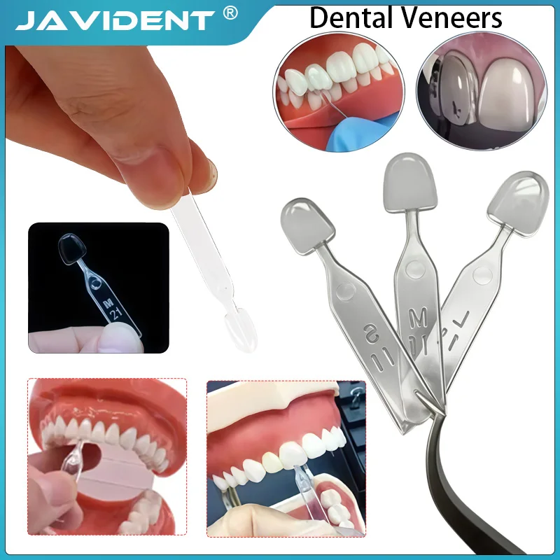 Dental Veneer Mould Kit Dental Mould for Composite Resin Veneers Cure Autoclave Anterior Front Teeth Mould Teeth Whitening Tools