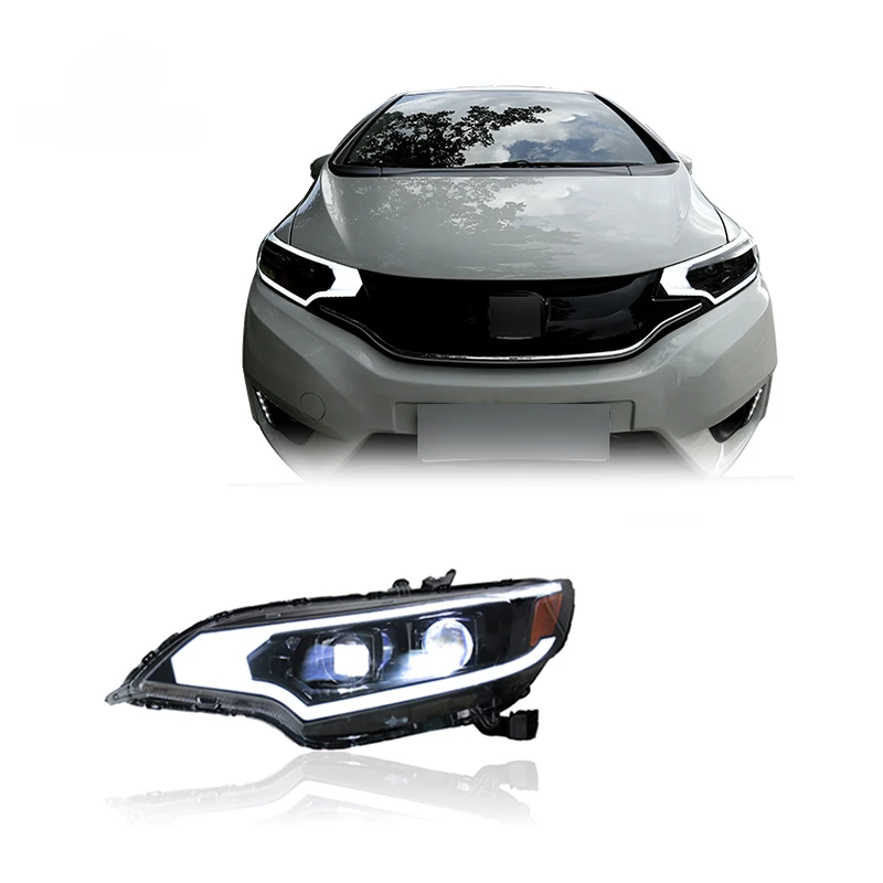 High Quality Car Led Head Light Lamp For Honda Fit Jazz 2014-2019 Front Led Light Headlight Headlamp