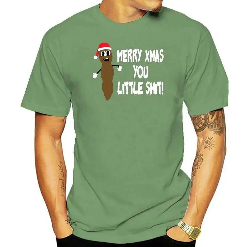 merry christmas  you little shit t shirt Designs Short Sleeve Euro Size S-3xl Trend Fitness Comical summer cool shirt