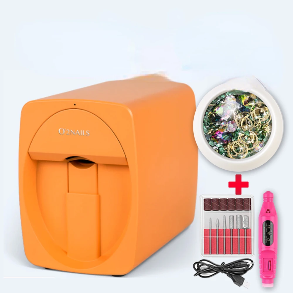2022 New Popular O2NAILS Mobile Nail Printer Pattern Printing Machine Portable Nail painting machine 3D Nail Printer Equipment