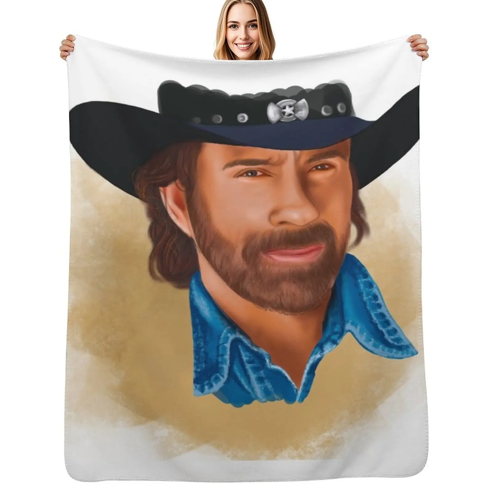 

Walker Texas Ranger Throw Blanket Moving Winter beds Kid'S Retros Blankets