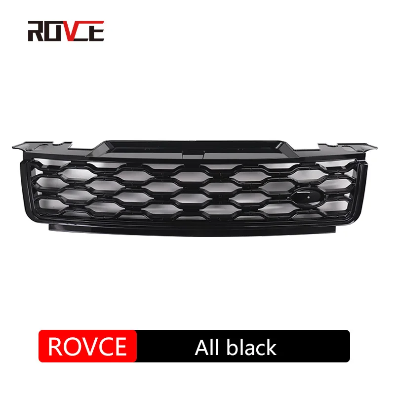 Rovce Front Grille Racing Grills Inlaat Kap Mesh Raster Voor 2018 2019 2020 2021 2022 Voor Land Rover Range Rover Sport L494