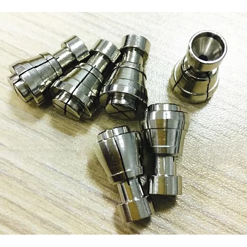 1PC EDM Wire Drill Guide Steel Collet 0.3-1.6Mm Fine Hole Punching Chuck 13*10*23Mm SSG Service