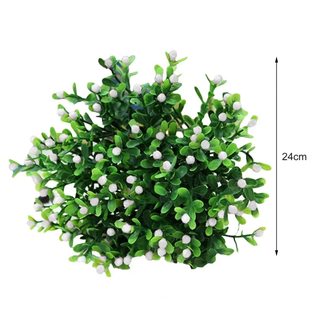 Artificial Plant Vivid Realistic Appearance Photo Props Home Decoration Fake Greenery Grass Ivy Leaf Wreath Silk For Living Room - Image 6