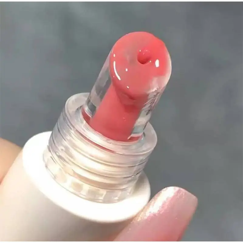 Geléia Água Lip Gloss, Luz clara, Matiz hidratante, Tubo de esmalte brilhante, Bastão labial úmido, Cuidado para cosméticos baratos