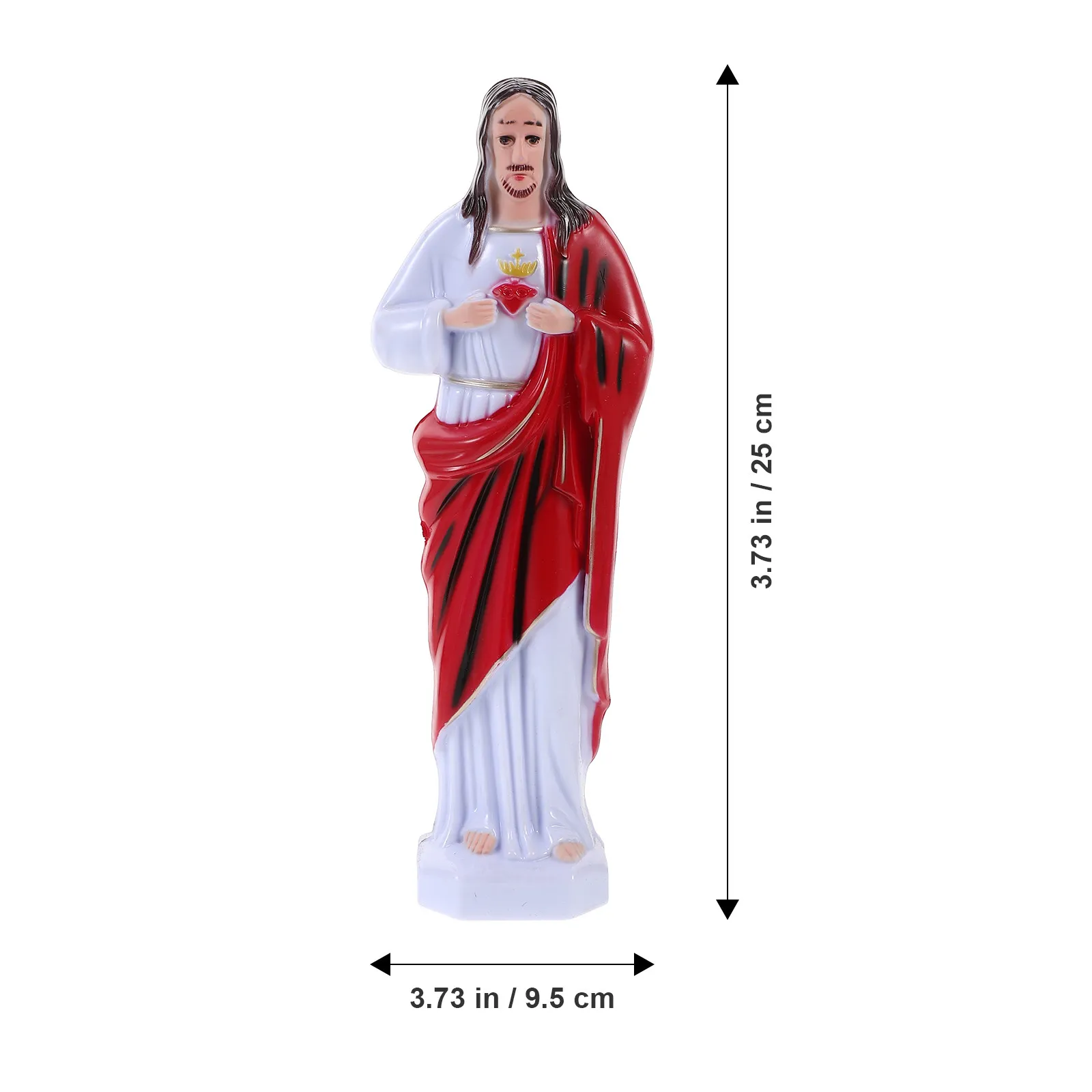 Holy Jesus Ornament Classic Jesus Statue Desktop Decoration Church Religious Home Sanctuary Adornment