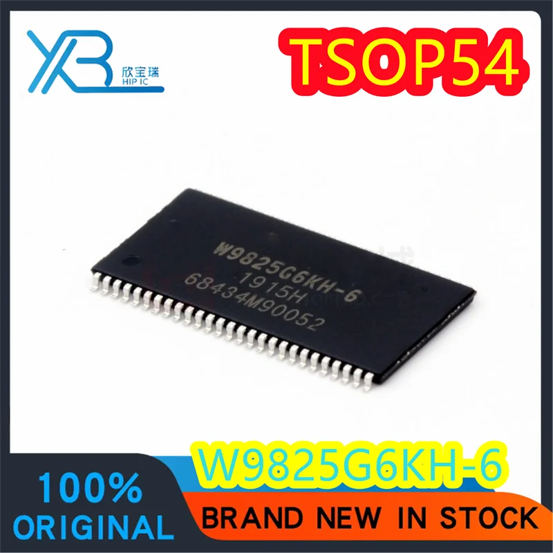 

(3/30 pieces) W9825G6KH-6 TSOP-54 DDR SDRAM memory chip 256Mb high speed 166MHz low power industrial grade brand new