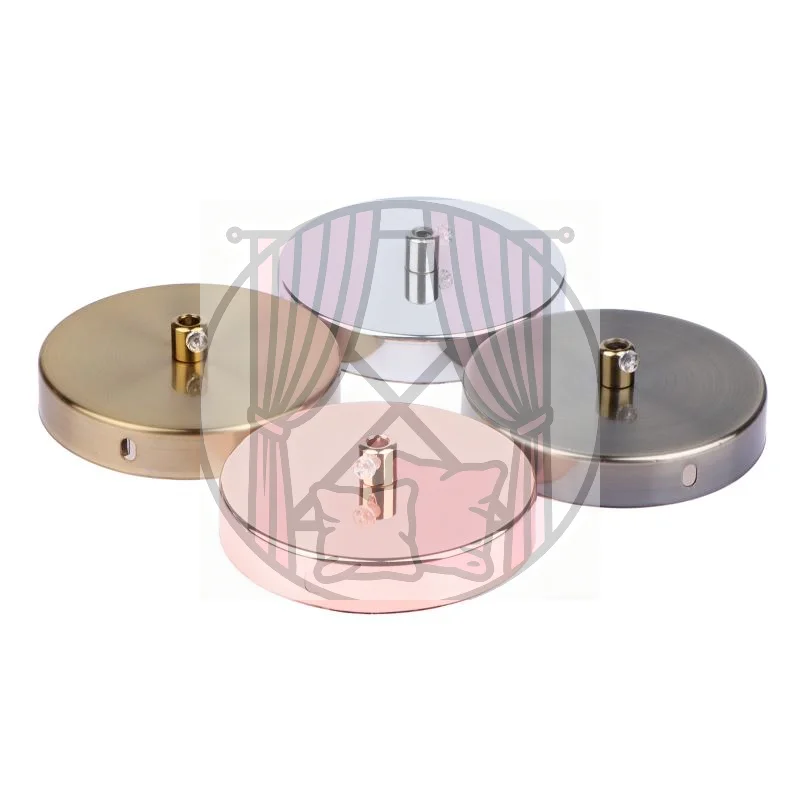 

Ceiling Plate Vintage Round 10CM Multiple Colors Lighting Accessories For Pendant Lamp Disc Base Ceiling Canopy Home Decor Light