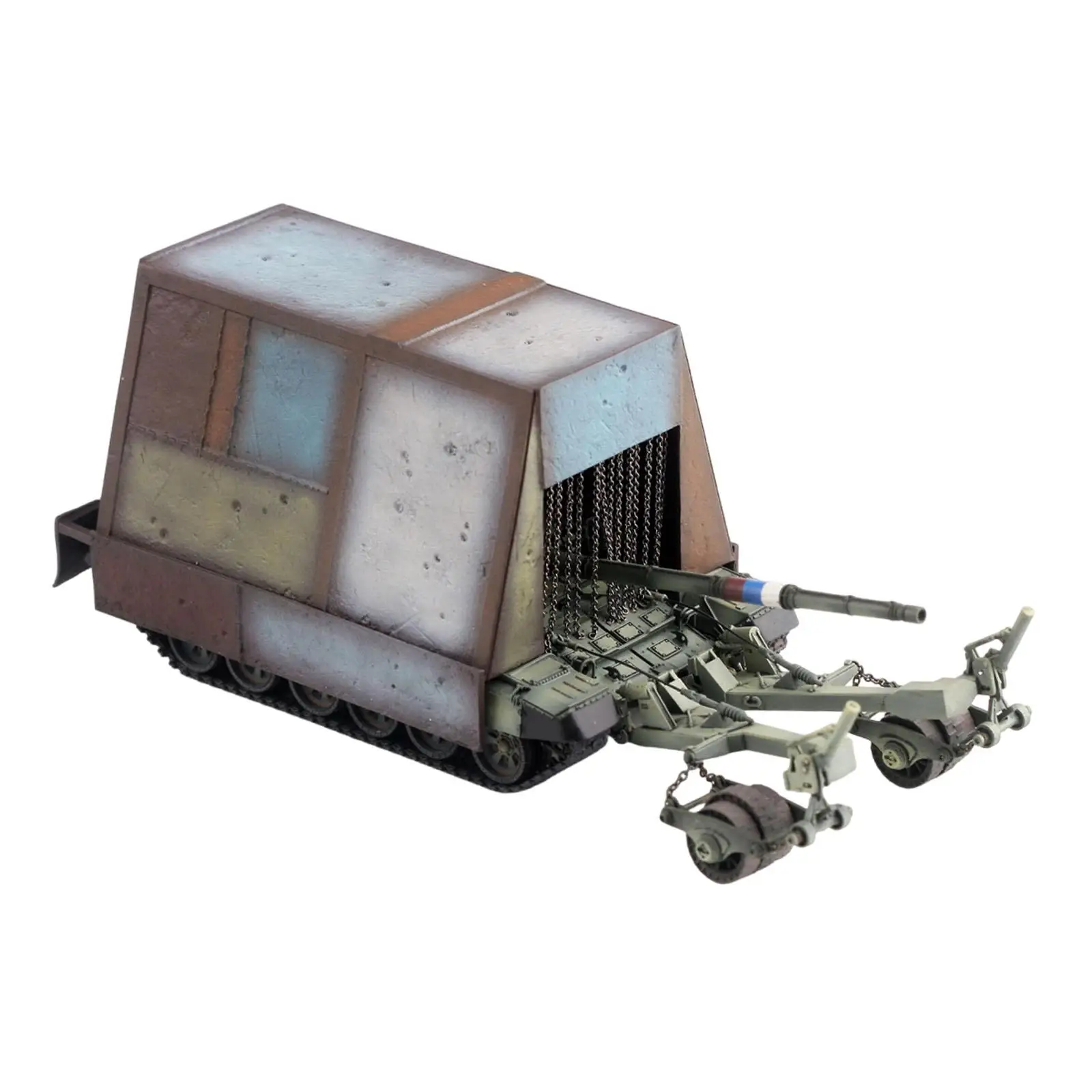 

Realistic Tank Model 1 72 Scale Sturdy Resin Miniature Collectible for Desktop Display