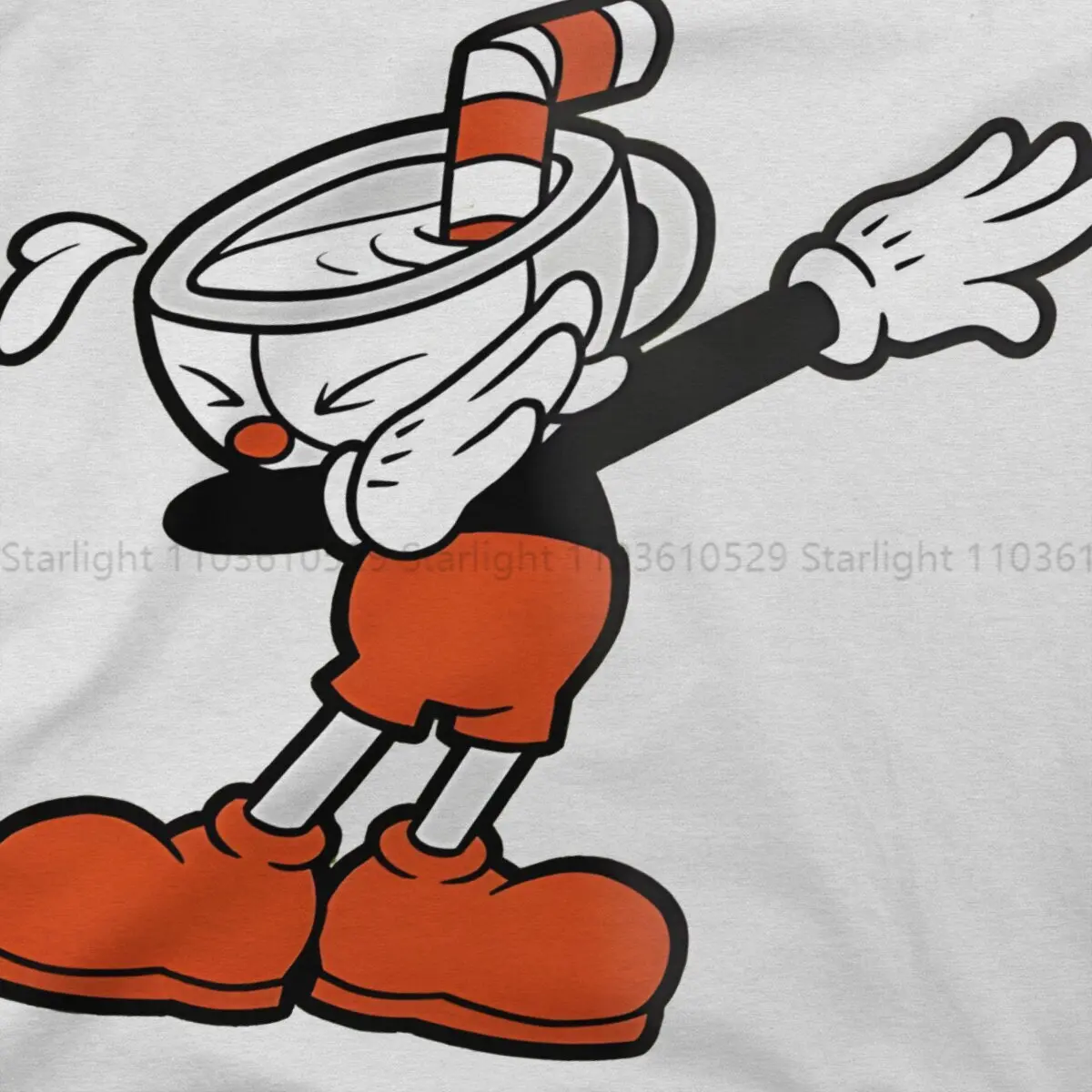 Classic O Neck TShirt Cuphead Original Polyester T Shirt Men