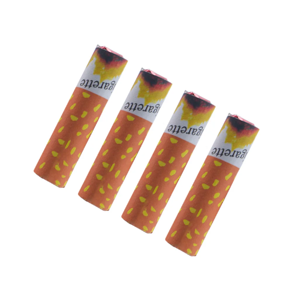 อุปกรณ์เลียนแบบบุหรี่ 4 ชิ้น สำหรับงานฮาโลวีน งานปาร์ตี้คอสเพลย์ อุปกรณ์ประกอบฉากตลกๆ ของเล่นแกล้งคน อุปกรณ์ประกอบฉากฮาโลวีน