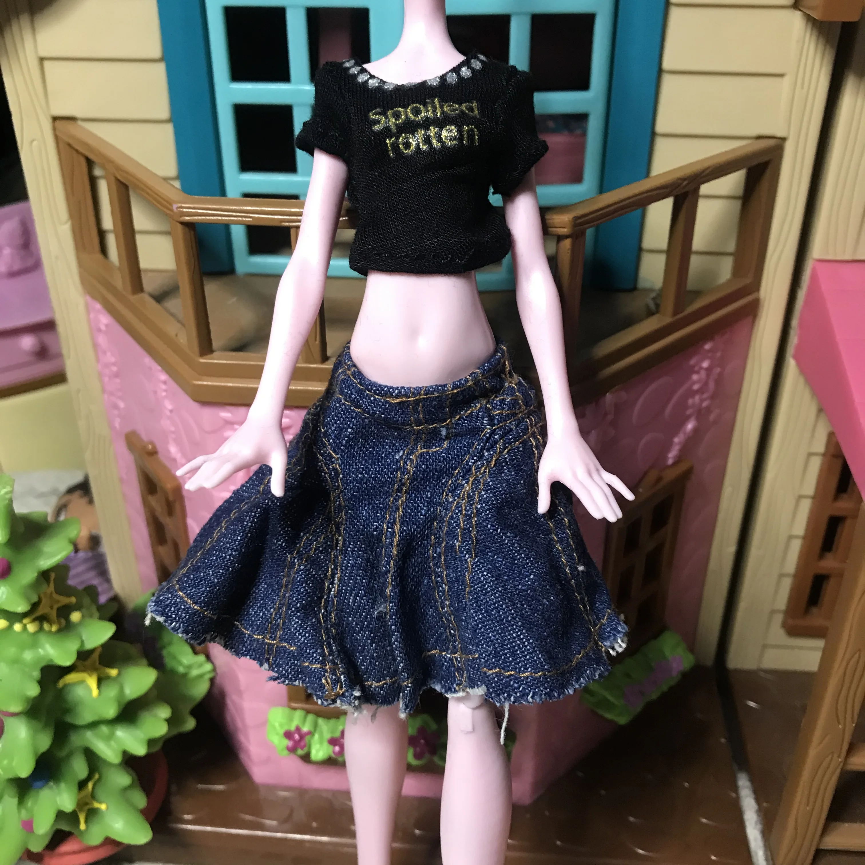 30cm Monstering High Doll for Bratzes doll Dressing Soft Casual Wear Handmade Clothes Outfit Doll Clothing Girl Toys