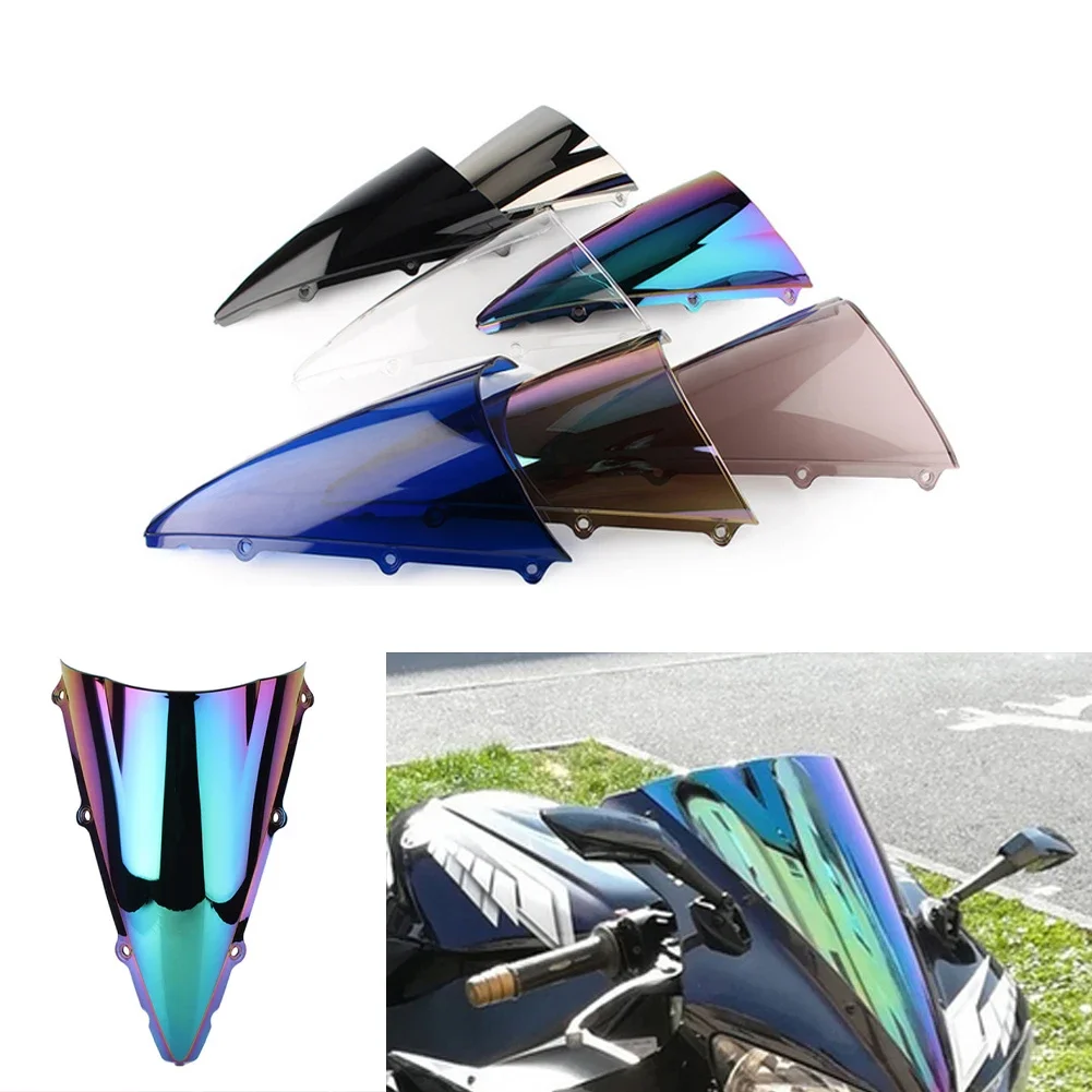 Motorcycle screen Double Bubble Windshield Deflector Protector WindScreen For Yamaha YZF 1000 R1 YZF-R1 2002 2003