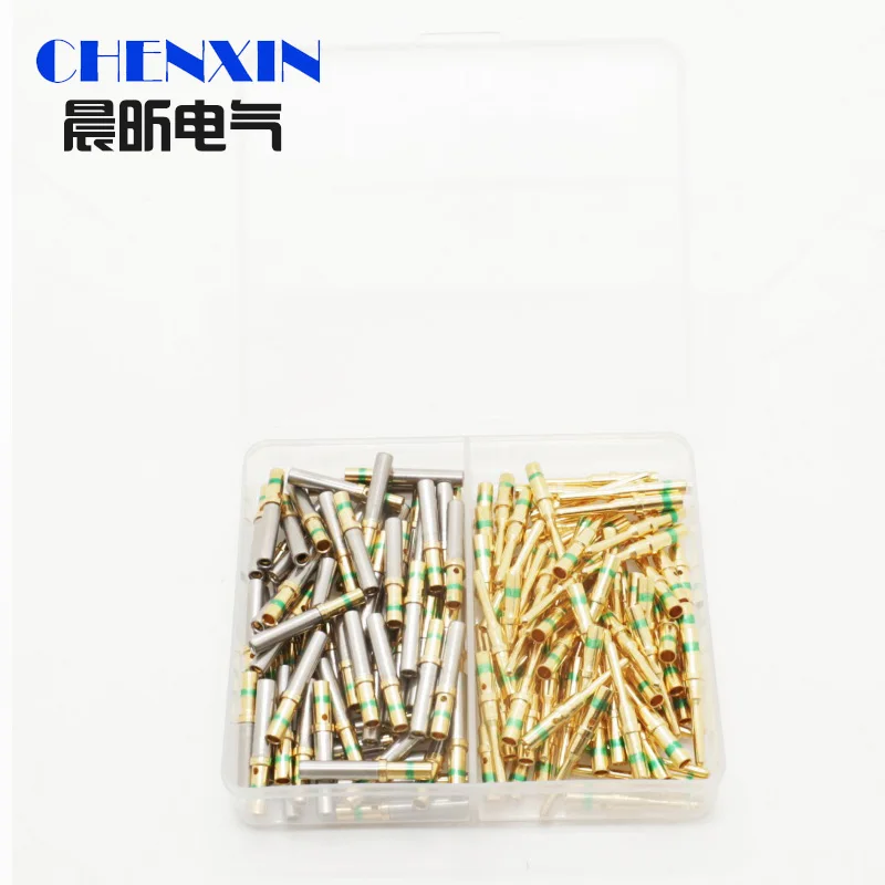 

Deutsch DT 1.5mm Series Female male Pin 0460-215-1631 0462-209-1631 Gold Plated Stainless Steel Crimp Solid Terminals