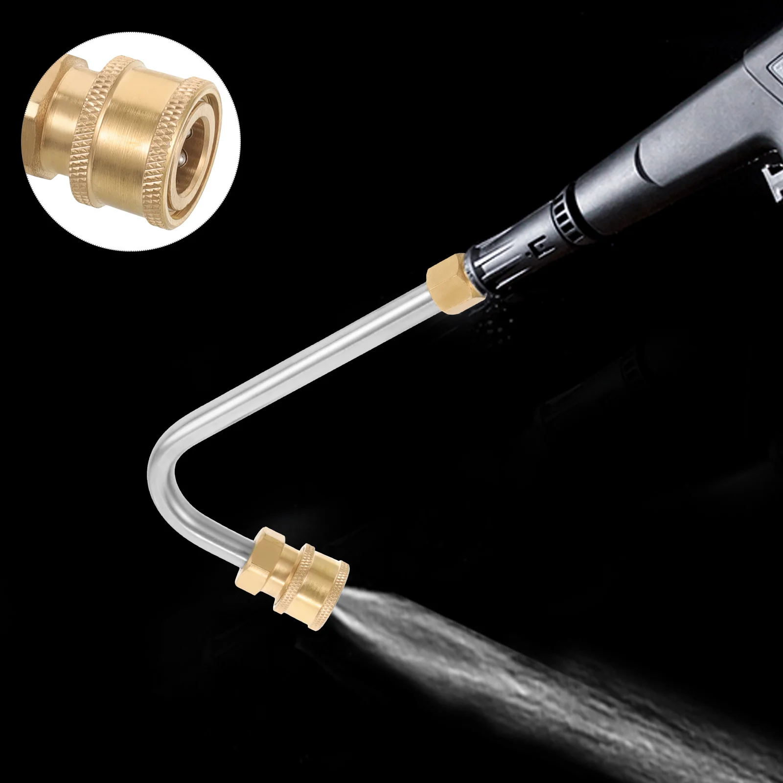 

High Pressure Extension Wand Stainless Washer Lance For Car Washing Machine Compatible With Most Pressure