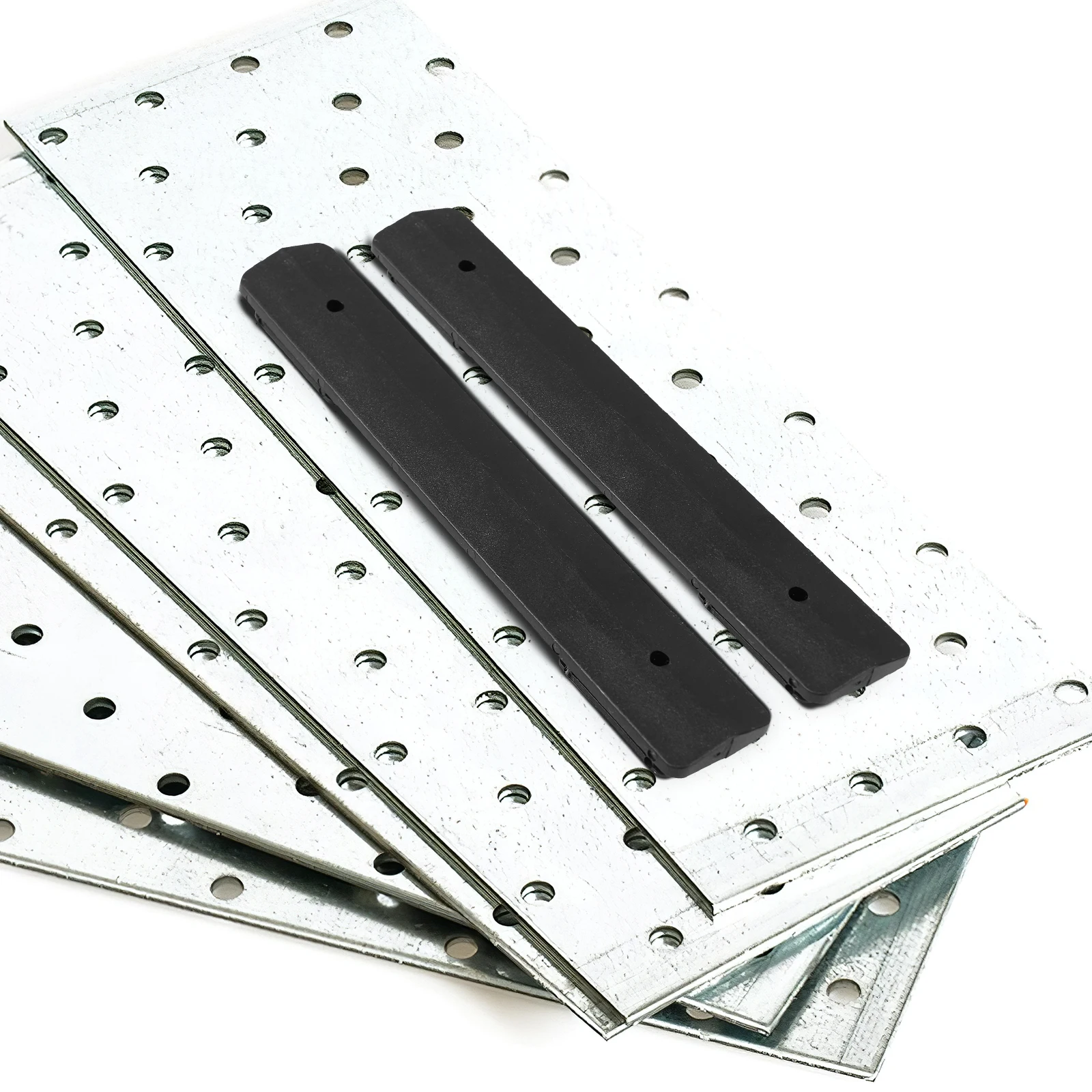 

2pcs Heavy Duty Peg Board Shelving Hooks Garage Wall Organizer Hanging Tools Industrial Hardware Plastic Connector