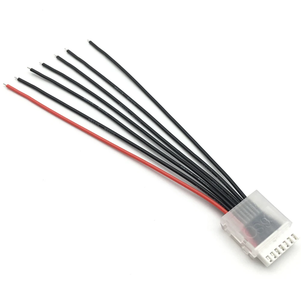 5PCS RC Aircraft 6S Balance Head with Cap Extension Charging Cable Lead Cord 10Cm DIY for Li Po Battery