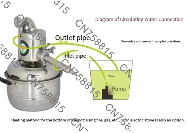 

distilled water equipment, water making machine，Distillation unit with a capacity of 10 liters