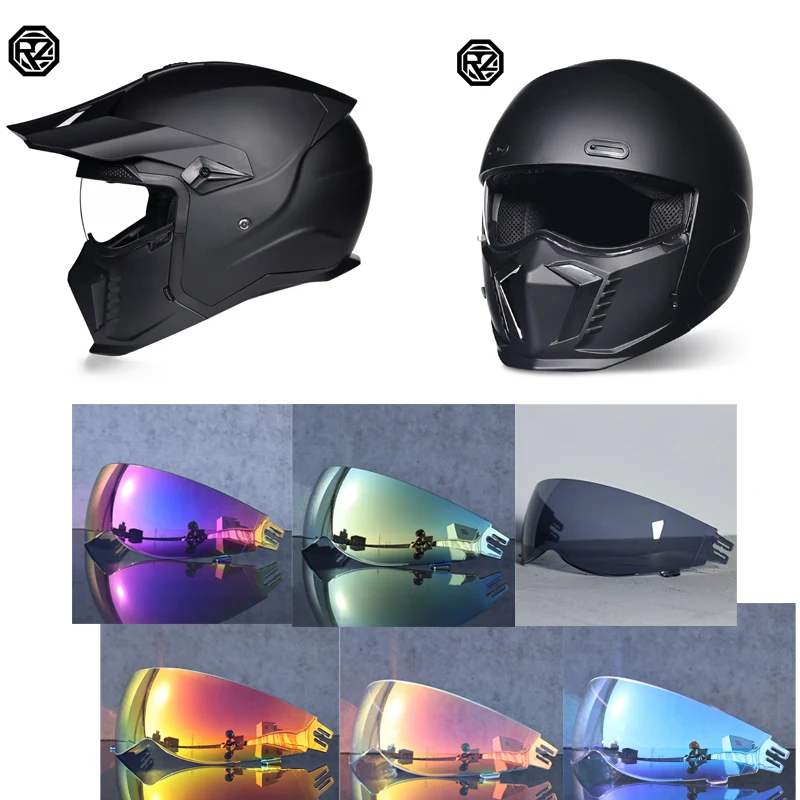 Special Link, ORZ-GB3/GB7 Retro Full Face Helmet lens, PC material, some night vision