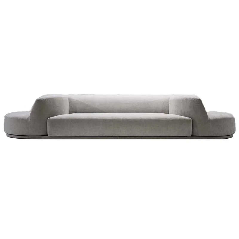 

Italian fabric designer Italian minimalist living room creative rotating function module sofa