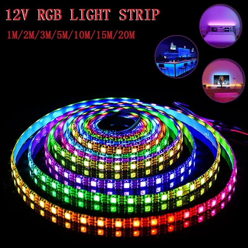 

Christmas Light Band Party Led Lighting Strip Remote Control RGB Atmosphere Decorative Color Lamp Led Strip