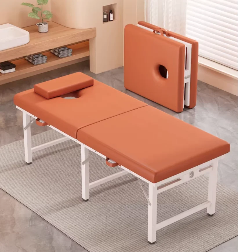 

Folding beauty bed Massage bed Beauty salon special traditional Chinese medicine treatment bed Household portable acupuncture