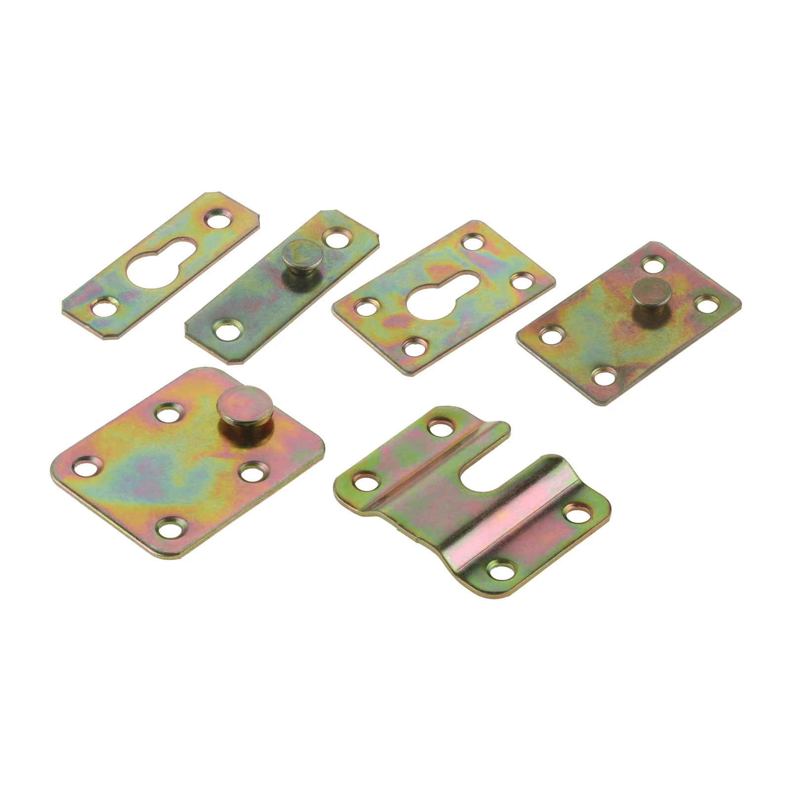 Large Iron Hook Photo Frame Hanger Interlocking Bracket Bed Hinge Concealed Hanging Code Mirror Wall Buckle 52/58mm Connector