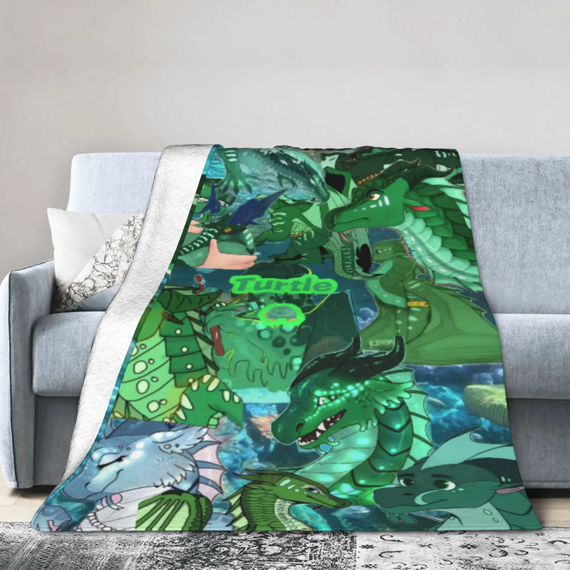 Wing Of Fire dragon Blankets Ultra-Soft Coral Fleece Plush Relax Present  Throw Blanket Bedspreads