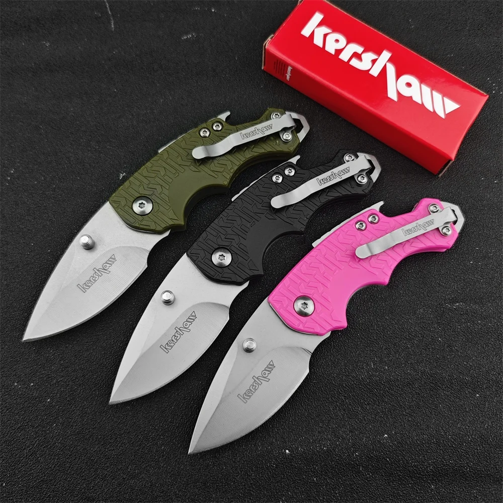 Mini KS 3800WM Shuffle Folding Knife 8Cr13Mov Blade Nylon Glass Fiber Handles Outodoor Portable Tactical Military EDC Tool