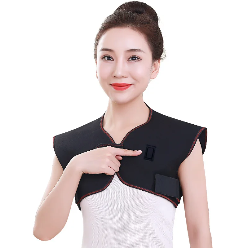 

Carbon fiber electric heating shoulder pads, frozen shoulder, back pain, moxibustion physiotherapy, hot compress vest