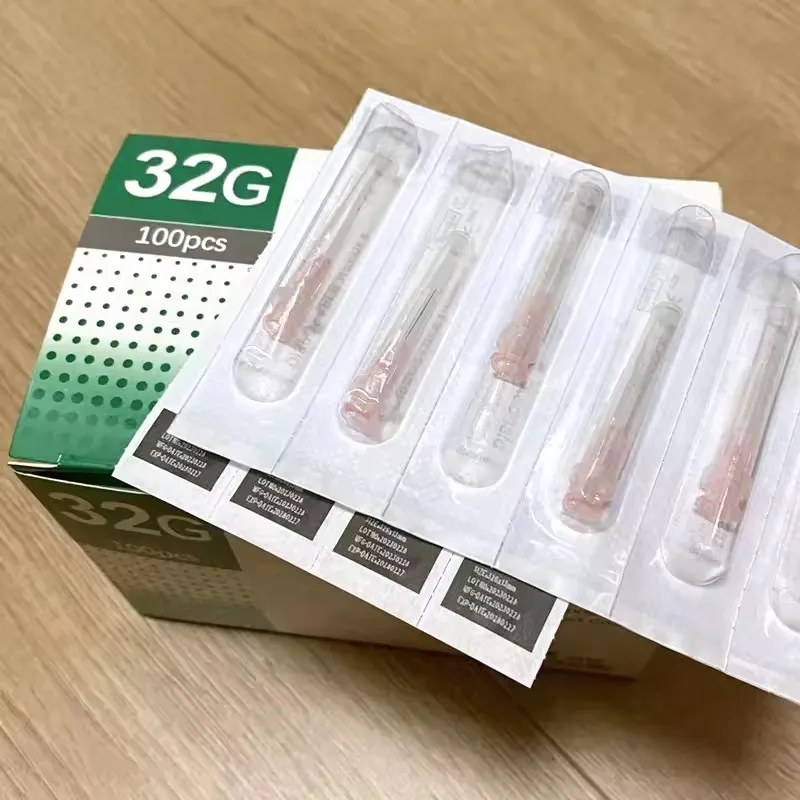 18G 25G 27G 30G 31G 32G 34G medical sterile disposable painless small needle beauty and skincare eye and facial tools