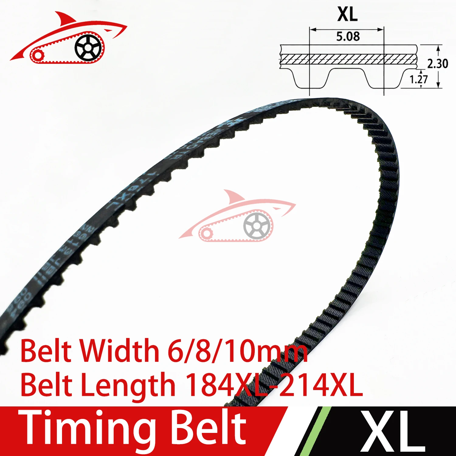 XL Belt Width 6/8/10mm 184XL 186XL 188XL 190XL 192XL 194XL 196XL 198XL 200XL 202XL 204XL 206XL 208XL 210XL 212 214XL Timing Belt