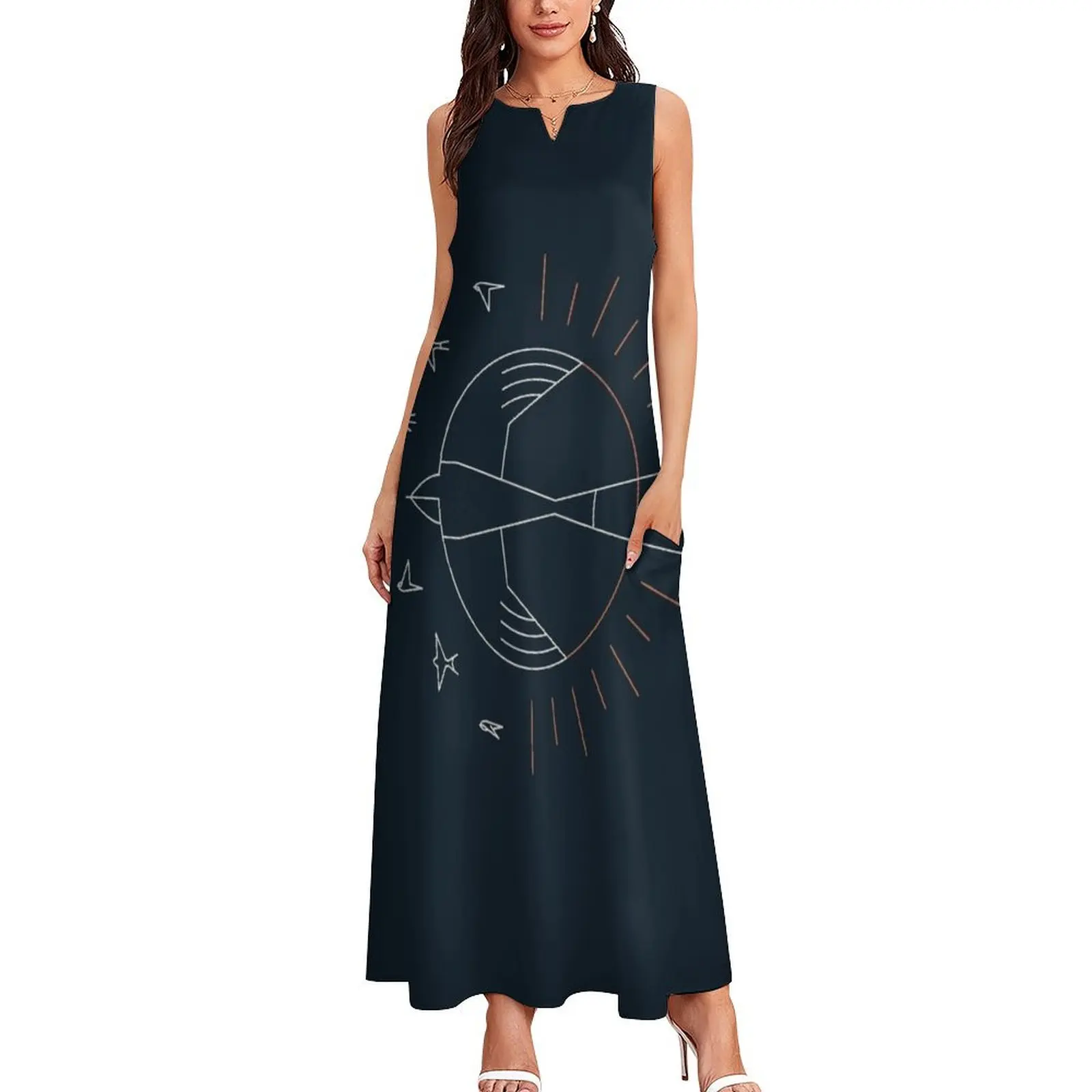 Swallow The Sun Long Dress long sleeve dress cute dress