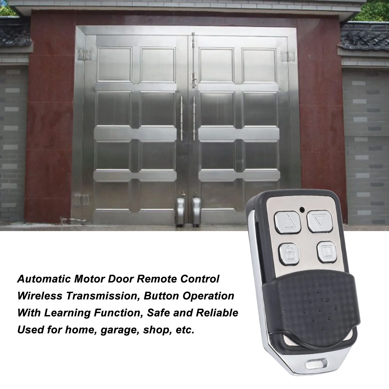 Automatic Door Remote Control Door Opener Learning  Controller for Home Garage Swing Gate Splayed Doors Door Remote Control