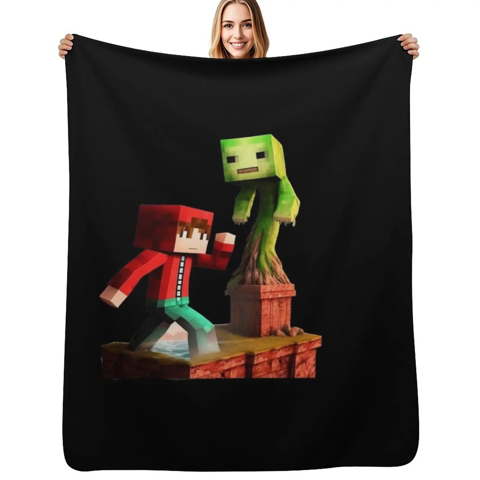 

jj mikey maizen Throw Blanket Decorative Beds Sofas Single Blankets