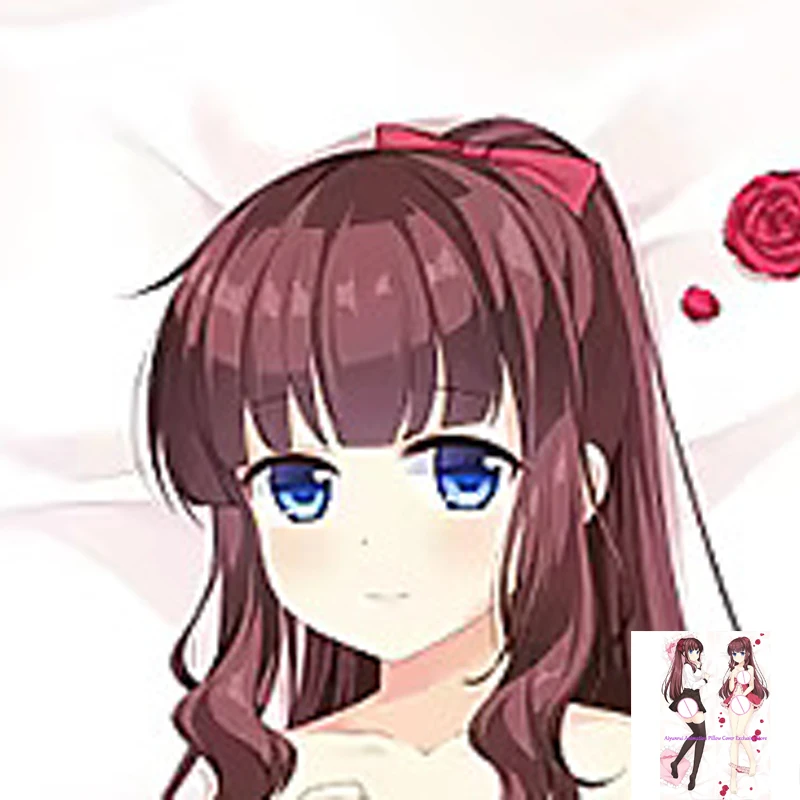 

Anime Pillow Cover Dakimakura Takimoto Hifumi 2 Side Printed Hugging Body Pillowcase Cushion Cover Bedding Decor