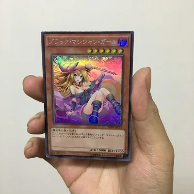 Yu-Gi-Oh DIY Special Production Dark Magician Girl Face Flash Sitting Position Love Version