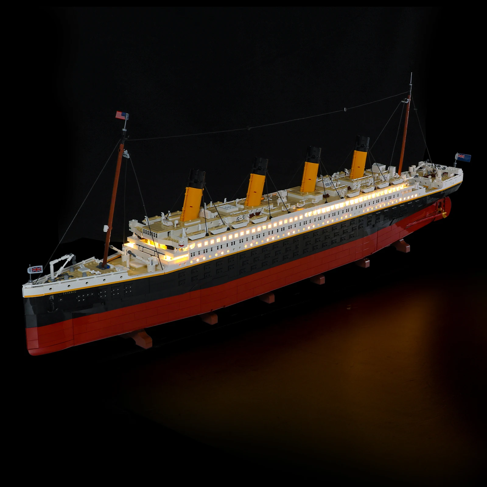 LED Lighting Set For 10294 Titanic Large Cruise Boat Ship Decorative Lamp (Only LED Light) Bricks Toys Lights for Children Gifts