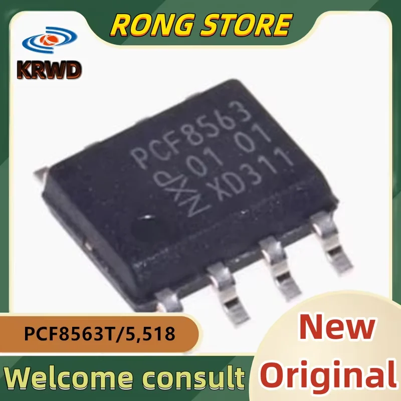 (30PCS) PCF8563 New and Original Chip IC PCF8563T/5,518 chip real-time clock/calendar SOP-8