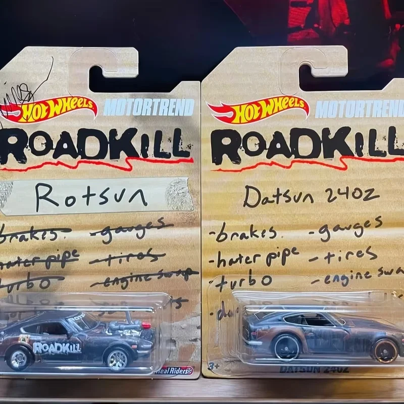 ขายใหม่ร้อนของแท้ล้อร้อน 240z Roadkill มอเตอร์แนวโน้ม Datsun คุณภาพสูงรถรุ่นตกแต่งของเล่นเด็กของขวัญ