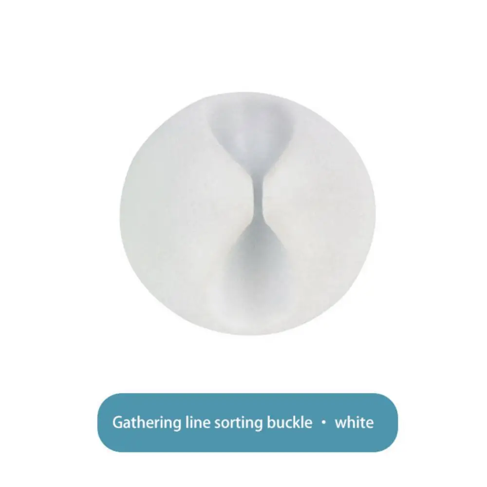 Data Wire Holder Clip Cable Winder Cable Fixed Buckle Multi-Color Optional Wire Arrangement Device Desktop Wire Winding Clamp