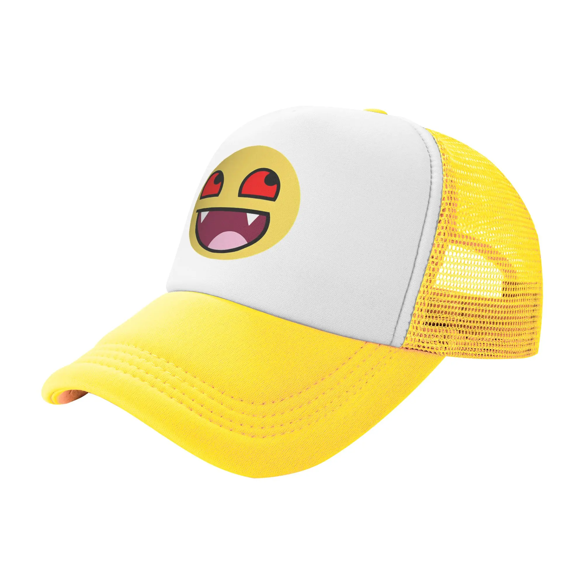  Beach Epic Face Vampire Merch Foam Mesh Trucker Hat Summer Outdoor  Mesh-back Snapback Cap Sturdy Adjustbale