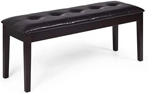 

Dining Room Bench, Traditional Upholstered Table , Hallway PU Leather Bench Entryway Bench, Bedroom Bench for End of Bed, Ottoma