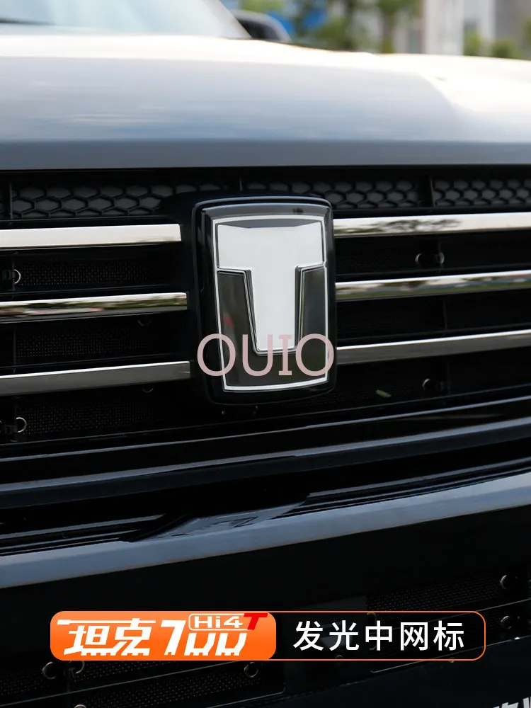 OUIO For Tank 700 Front Grille LED Light Emitting Logo Flowing Light LED Lighting Accessories Custom Fit Replacement Upgrade