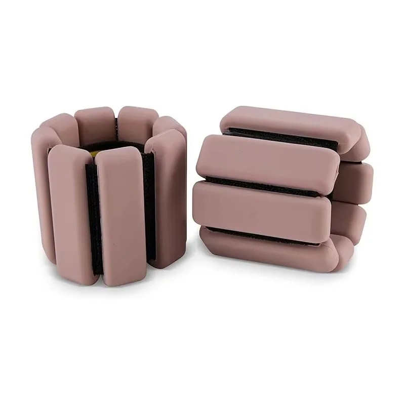 

Custom 1lb/2lb Wearable Sports Bracelet Rectangular Silicone Pilates Adjustable Ankle Wrist Weight Men and Women