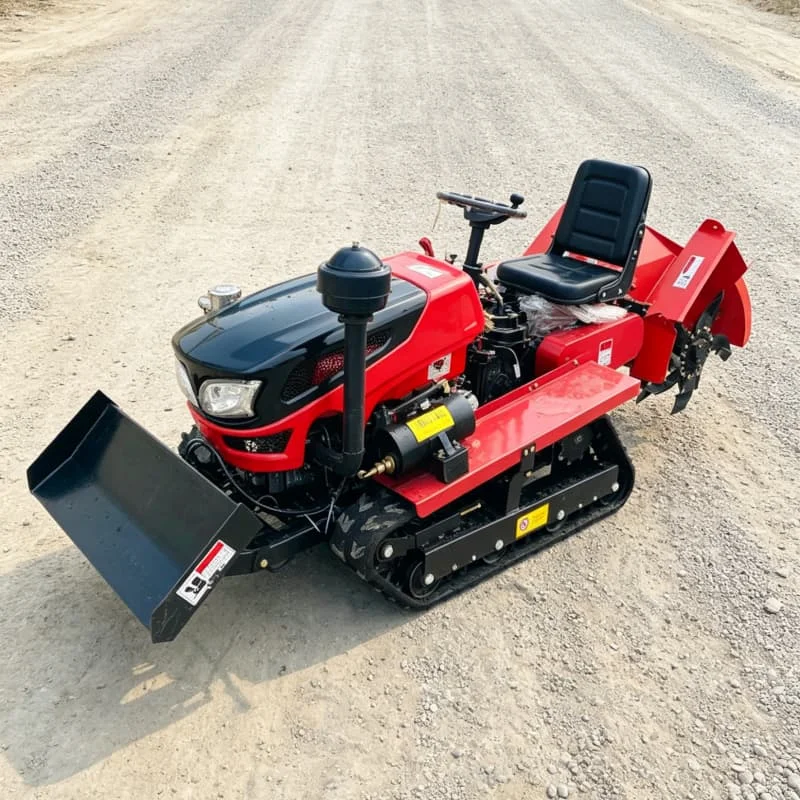 

Customized Rotary Tiller, All-scenario Tracked Cultivator, Dual EMC Certified, Best-selling Farming Machinery for 26 Years