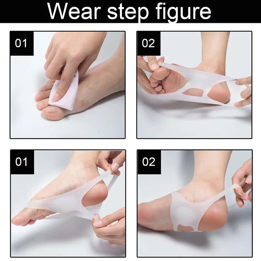 Semelles intérieures correctrices de pieds de type O, 2 pièces, chaussures antidérapantes pour hommes et femmes, semelles orthopédiques, soulagement de la douleur de la voûte plantaire, outil de soins des pieds